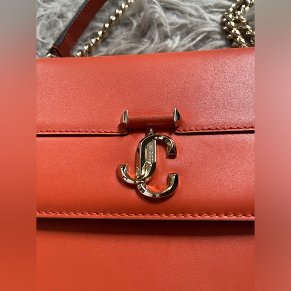 Jimmy Choo Avenue Quad Leather Shoulder bag - Picture 2 of 9